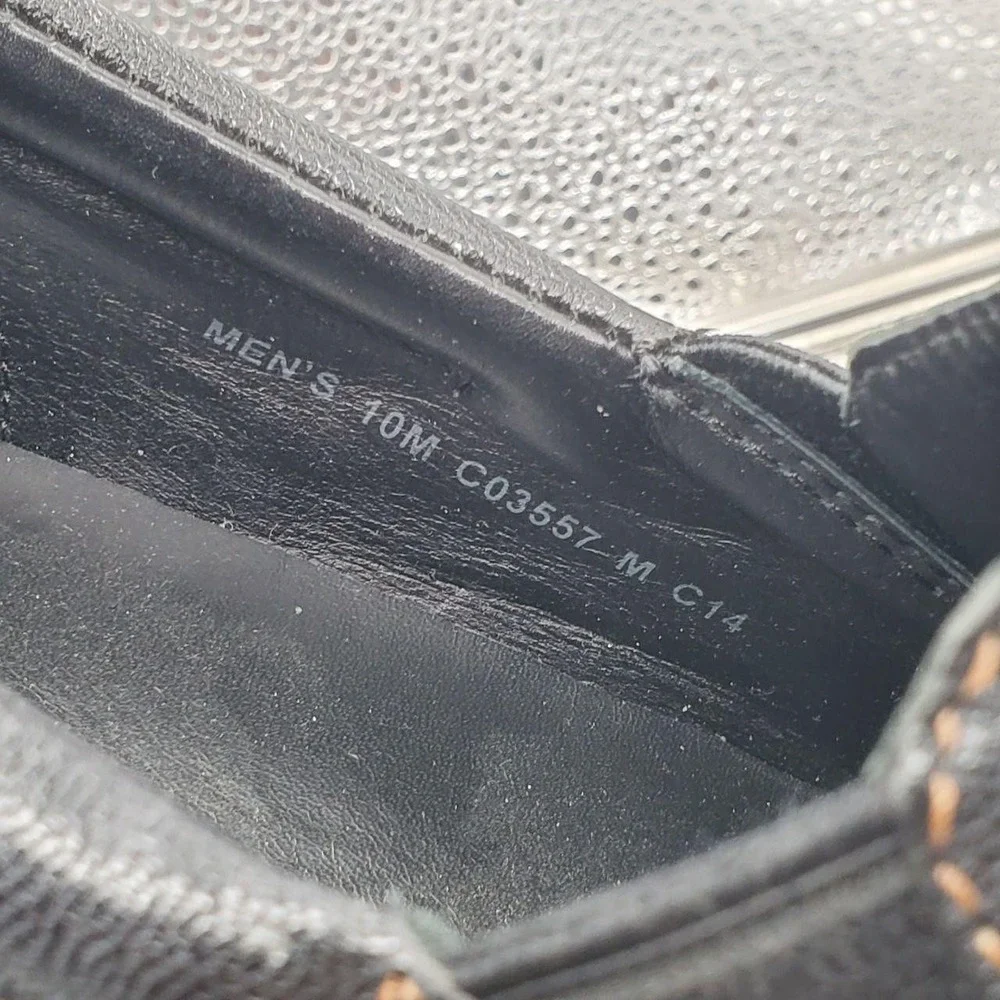 Cole Haan Tucker Venetian Loafer Shoes Mens‎ 10M Black Leather Slip On Comfort